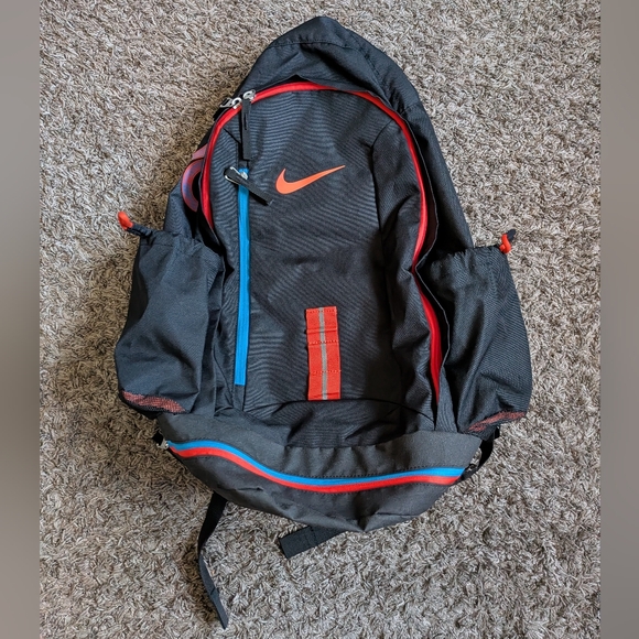 Nike KD Kevin Durant Fast Break Black Orange Blue Elite Backpack - Picture 1 of 12